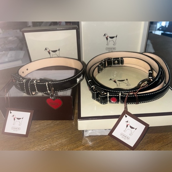 Coach Dog Coach Pet Leash And Collar Poshmark